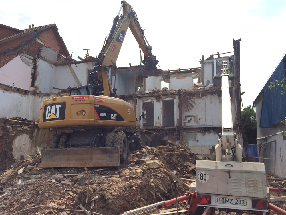 Abriss Mehrfamilienhaus Sarstedt